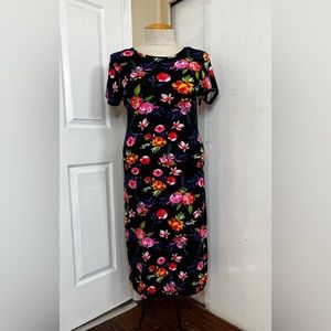 Bobbie Brooks Midi Floral Dress For Women 1X Pre Owned Excellent Condition
